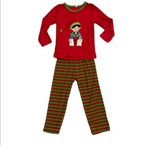 Christmas Elf Pajamas - Toddler Size 2
